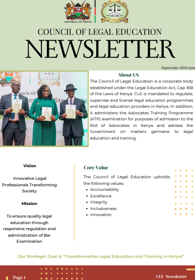 CLE Newsletter - September 2024 Issue